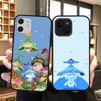 Genshin Impact Aranara милый чехол для телефона iPhone 11 12 Mini 13 14 Pro XS Max X 8 7 Plus SE XR Shell iPhone11PROMAX