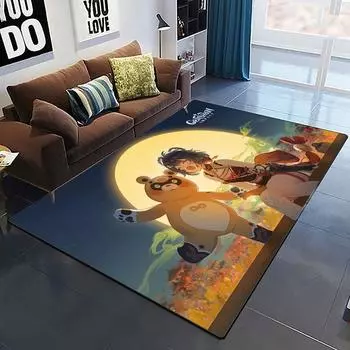 Genshin Impact Art Печатный ковер для гостиной Большой ковер Мягкий коврик Киберспортивное кресло Ковры Alfombra Подарки Прямые покупки 40cm by 60cm