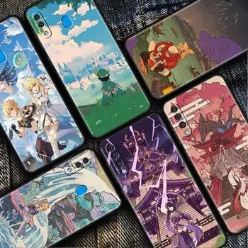 Genshin Impact Beelzebul Yae Miko Phone Case For Samsung Galaxy A50 A20e A20s A02s A03 A70 A52 A51 A30 A10 M52 M31 Fundas Cover Samsung S7