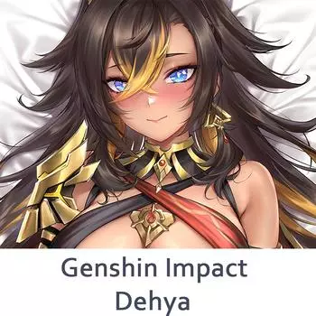Genshin Impact Dehya косплэй аниме игра наволочка Dakimakura обнимающая наволочка для тела отаку наволочка 120x40 cm