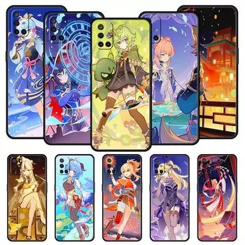 Genshin Impact для OnePlus 10 Pro 9 8T 8 Nord N10 7 7T 9R чехол для телефона 1+ Nord 2T CE 2 N100 N200 Z 5G мягкий силиконовый черный чехол Nord N100