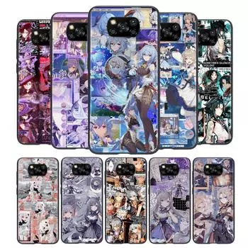 Genshin Impact для Xiaomi Mi POCO M3 M2 X3 NFC X2 F3 F2 F1 C3 Pro Xiaomi Mi A2 A1 6 5 Play Mix 3 мягкий чехол для телефона Xiaomi 5