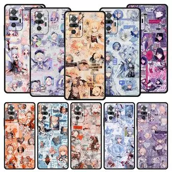 Genshin Impact для Xiaomi Redmi Note 11 10 8 Pro чехол 10S 9S 9 9T 8T 9C 9A 8A 7 K40 Gaming K50 11T 5G чехол для телефона мягкий бампер Redmi 8A