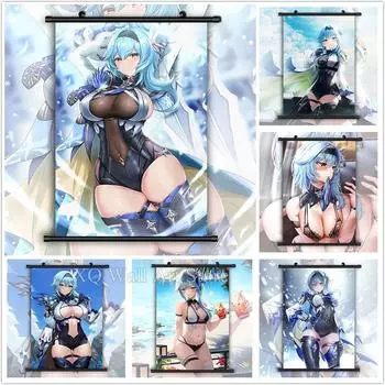Genshin Impact Eula HD принт баннер настенный постер холст картины и принты фотографии для гостиной домашний декор безрамный 21x30cm No Framed