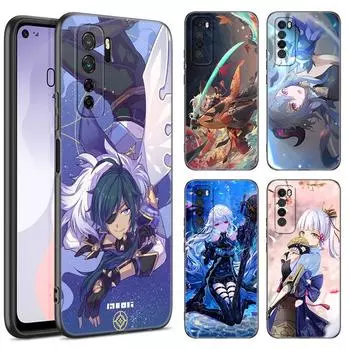Genshin Impact Game черный силиконовый чехол для телефона Huawei Nova 8 9 10 SE 11 Ultra 12 Pro 7i 8i 11i 11E Y70 + Y60 Y61 Y71 Y90 Y91 Huawei Nova 9 Pro