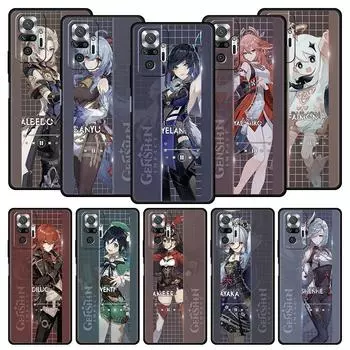 Genshin Impact Game Role для Xiaomi Redmi Note 12 5G чехол для телефона 10C 10 11 9 8 Pro Plus 9S 7 8T 9T 9A 8A 9C K50 K40 игровой чехол Redmi Note 8 Pro