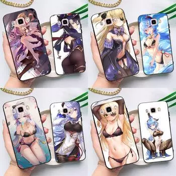 Genshin Impact Hentai Сексуальный чехол для Samsung Galaxy J7 J5 J3 J1 A3 A5 2017 2016 J4 J6 Plus A6 A7 A8 A9 2018 Задняя крышка J4 Plus - J415