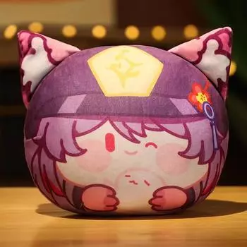 Genshin Impact Кадзуха Сяо Кли Дилюк Подушка Плюшевая игрушка Кукла игрового персонажа Hu Tao,10cm/3.9 in