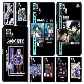 Genshin Impact Kazuha Роскошный чехол для телефона Xiaomi Redmi Note 12 11 10 Pro Plus 9S 9 8 7 9T 8T 9C 9A 5G K40 игровой мягкий чехол Redmi Note 9S