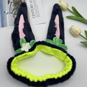 Genshin Impact Лесной Патруль Тема Повязка Для Волос Эластичная Повязка На Голову Tighnari Косплей Симпатичные Уши Макияж Мыть Головные Уборы Повязка Для Волос Обруч Для Волос белый