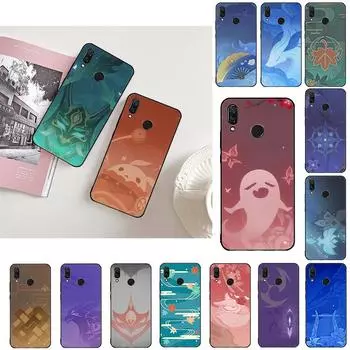 Genshin Impact Namecard Phone Case for Xiaomi Redmi Note 11 10 Pro Note 8 Pro 9Pro Note9 9S 10S 9T Redmi 10 9C 9A Redmi Note9Pro