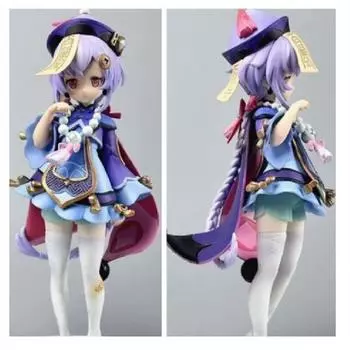 Genshin Impact Qiqi аниме фигурка ПВХ 9.1' Коллекционные модели кукол игрушки