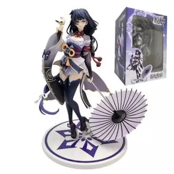 Genshin Impact Raiden Shogun Фигурка ПВХ Коллекционная модель игрушки куклы 9,8 & apos;