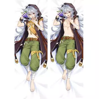 Genshin Impact Razor Косплей Dakimakura наволочка обнимая тело наволочка бритва волк наволочка украшение дома 40x120cm