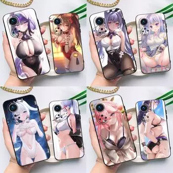 Genshin Impact Сексуальная Милая Девушка Для Huawei Honor Magic 5 Lite 70 50 X8 X9 a P20 P30 P40 P50 P60 Pro P Smart Nova 9 5T Чехол P Smart Z