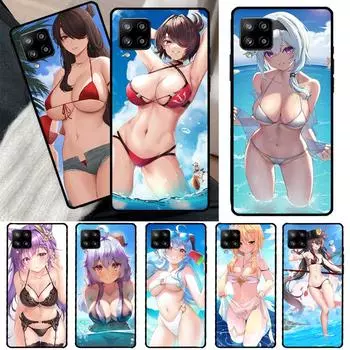 Genshin Impact сексуальный милый чехол для телефона для девушки Samsung Galaxy A54 A34 A14 A13 A53 A33 A73 A51 A71 A12 A22 A32 A52 A72 A52S Samsung A11
