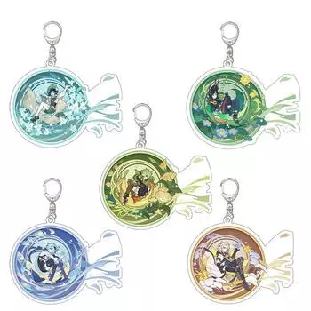 Genshin Impact Surrounding акриловый брелок для ключей, подвесная часть в ночном дворце Wendiyurayan Fei Diona Tinarili, подвесной жетон