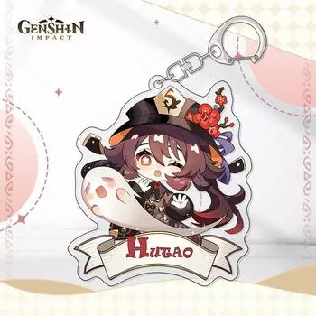 Genshin Impact Surrounding акриловый брелок для ключей двухсторонний Q-версия рюкзак подвесная сумка кулон орех рассеиватель клен Wanye