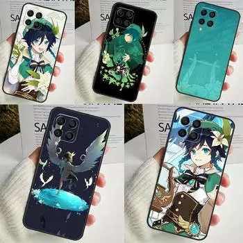 Genshin Impact Venti для Samsung Galaxy M15 M55 M13 M33 M53 M21 M31 M51 M30s M20 M14 M34 M54 M12 M32 M52 чехол Samsung M55