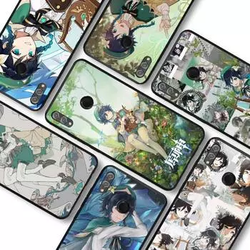 Genshin Impact Venti Phone Case for Redmi 8 9 9A for Samsung J5 J6 Note9 for Huawei NOVA3E Mate20lite cover Samsung Note9