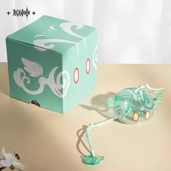 Genshin Impact Wind Bells Japanese Anime Slime Glass Wind Chimes Pendants Crafts Birthday Handmade Gift Home Hanging Decoration 30x7cm