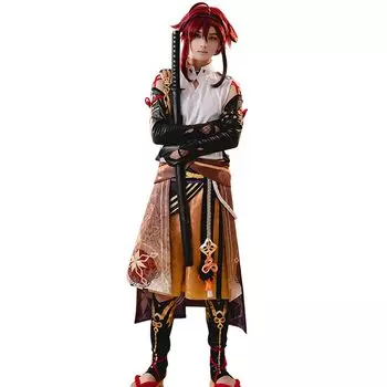Genshin Косплей Heizo Shikanoin Genshin Игровой Косплей Костюм Хэллоуин Костюм для мероприятия Фотосессия M [CR ROLECOS]