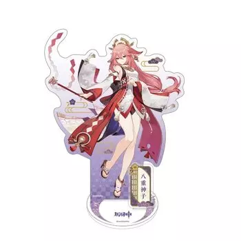 Genshin Official Goods Inazuma Castle Series Акриловая подставка для персонажей Genshin (Яэмико)