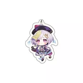 Genshin Original Impact Game Character Cover Acrylic Cute Charm Keychain YC81