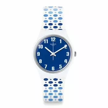 Gent PAVEBLUE наручные часы GW201 подлинный импортный продукт белый [Swatch] женские