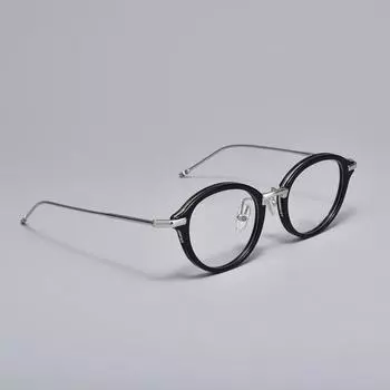 GENTLE Anti Blue Light Square Women Men Titanium Glasses Frame Optical Glasses TB011 Очки по рецепту серебряный