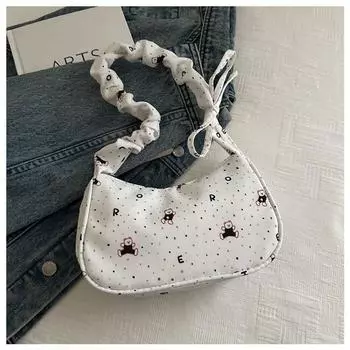 Gentle Sweet Small Floral Cloth Bag Women 2025 New Cute Shoulder Bag Small High-Looking All-Match Dumpling Bag Style 2