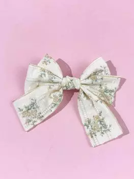 Gentle temperament, bow hair clip, women s super fairy forest style, back of the head clip, sweet retro high-end hair accessory