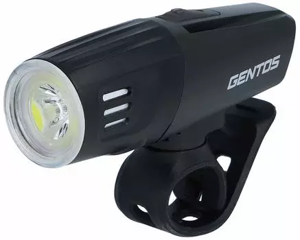 GENTOS Bicycle Light LED Bike Light USB Rechargeable 250 Lumens Waterproof Splashproof Road Bike Black AX-013SR