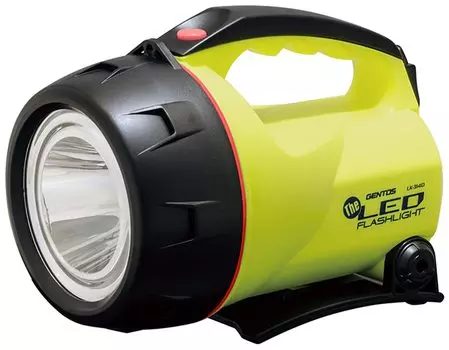 GENTOS Flashlight LED Light AA Battery Operated Powerful 470 Lumens Long Distance Irradiation 459m The LED Handy Light Flashlight LK-314D