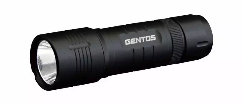 GENTOS LED Flashlight 140 lighting 8 Uses 3 AAA batteries Compliant with ANSI standards [Brightness lumens/Practical hours/Dustproof/Splashproof]