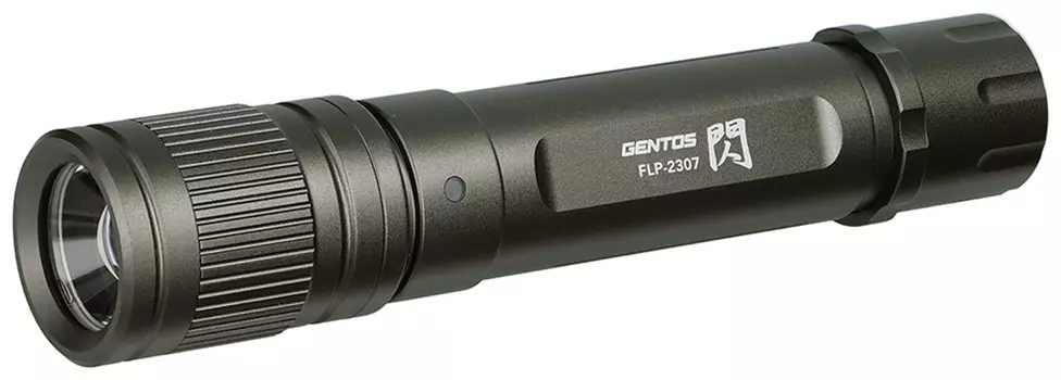 GENTOS LED Flashlight USB Rechargeable Lumens of Hours of Practical Uses Dedicated Rechargeable Battery Flash Series [450 Brightness/10