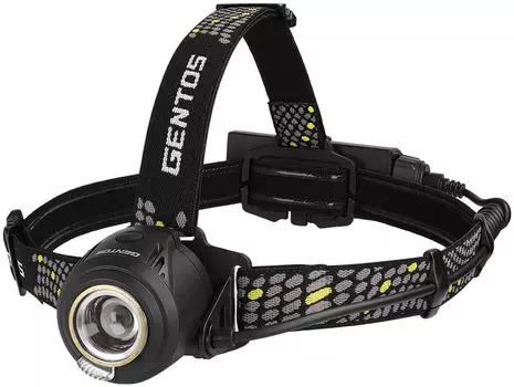 GENTOS LED headlight USB rechargeable 700 lighting 10 recognition Uses dedicated rechargeable battery Liberty [Brightness lumens/Practical hours/Rear
