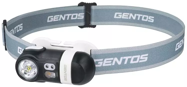 GENTOS светодиодный налобный фонарь с USB-подзарядкой 550 люмен освещения 3 режима работы использует специальный аккумулятор Stargazer [Яркость люмен/Практическое время работы] STG-02R чёрный