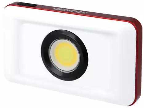 GENTOS Светодиодный прожектор Рабочий свет USB Перезаряжаемый 1200 люмен 8 часов освещения Пылезащитный Водостойкий Использует специальный перезаряжаемый аккумулятор Ganz [Яркость] белый