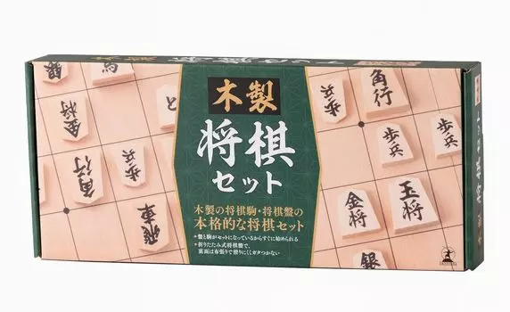 Gentosha Wooden Shogi Board Shogi Ages Set, Игра, Настольная, Складная, 6+