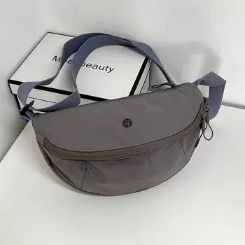 Genuine Bobu Cloth Bag Men s and Women s 2025 New Crossbody Bag Lightweight Nylon Shoulder Bag Casual Canvas Bag Vanilla Cream