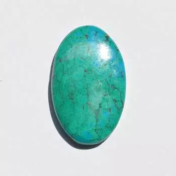Подлинный хризоколла кабошон - 41 карат натуральный драгоценный камень для проекта своими руками размер - 34x21x5.5 мм 34x21x5.5 mm разноцветный
