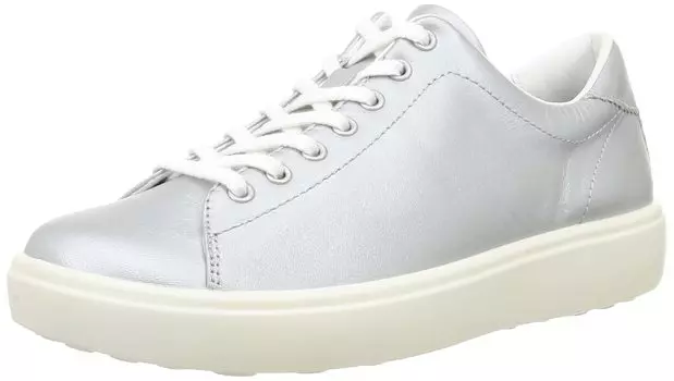 Genuine Easy to 3E ANF cm [Achilles Sorbo] Women s Sneakers, Leather, Walk, 5120, Silver, 22.0 серебряный