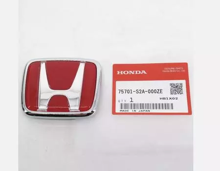 Genuine HONDA Red Emblem Set 75700-S2A-000ZE 75701-S2A-000ZE S2000 AP1 AP2