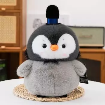 Genuine Hug Baby Nezha Little Penguin Doll Goose Doll Plush Toy Keychain Backpack Pendant Girl Shen Gosling 14cm [keychain]]