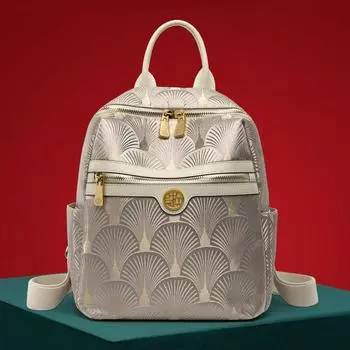 Genuine Leather Backpack New Fashion Women s Large Travel Bag Chinese Style Business Designer Needs