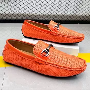 Genuine Leather Casual Shoes for Men 2024 Luxury Brand Mens Loafers Moccasins Light Breathable Slip on Boat Shoes Zapatos Hombre 6