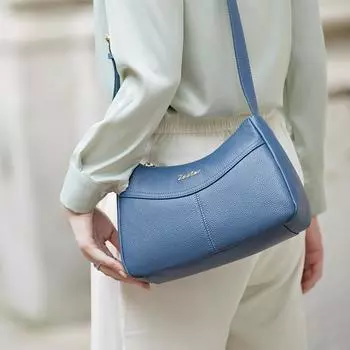 Сумка кроссбоди из натуральной кожи для женщин, на плечо, сумка-мессенджер, 100% натуральная кожа, однотонные сумки