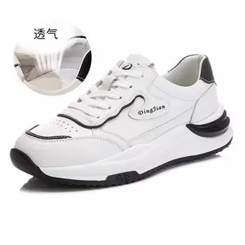 Genuine leather Forrest Gump shoes women s 2025 spring new women s running sports shoes women s casual versatile platform Wenzhou women s shoes 35