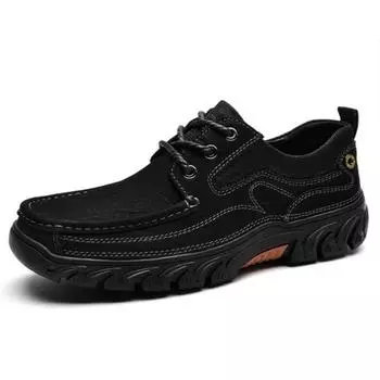 Genuine Leather Men s Casual Shoes Luxury Designer Driving Shoes High Quality Men Moccasins Boat Shoes Zapatos Hombre 38 чёрный